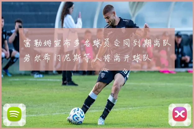 富勒姆宣布多名球员合同到期离队劳尔希门尼斯等人将离开球队